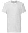 SS620B 613630 Fruit of the Loom Kids Iconic 195 T-Shirt Heather Grey colour image